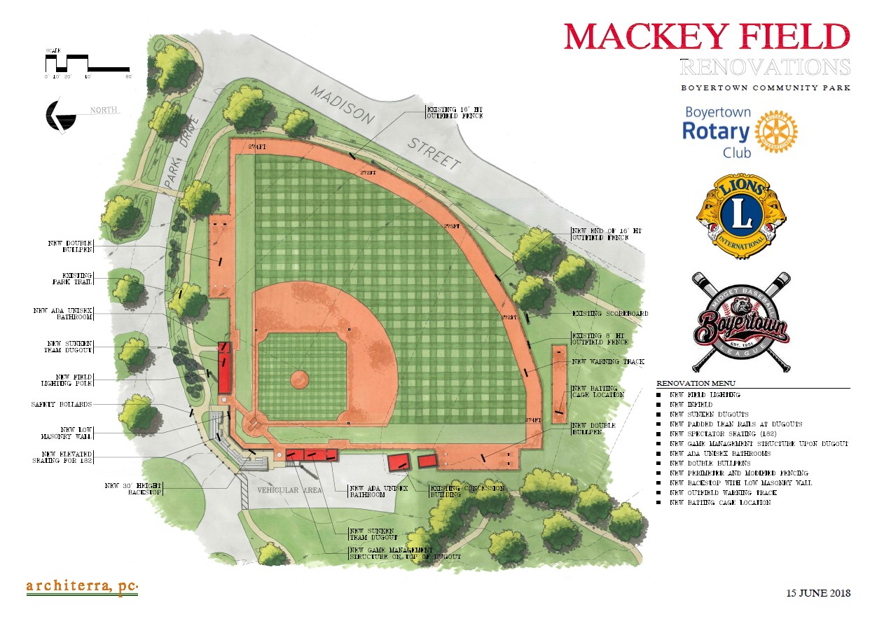 Mackey Field renovation plans